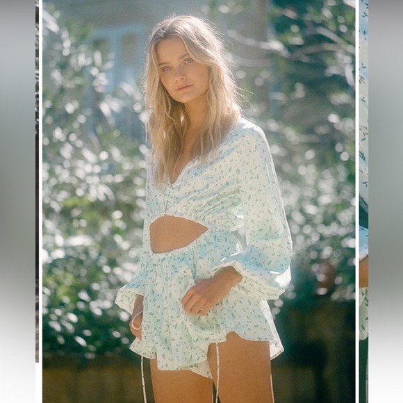 Sabo skirt Luxe Silky Jayna playsuit romper size medium - Picture 8 of 10